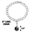 thumbnail image 4 of I'm a Big Metal Fan Rock Roll Funny Humor Silver Plated Bracelet with Antiqued Charm, 4 of 5