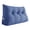 Blue, variant on Johnear Wedge Pillows Headboard Reading Pillow Backrest Pillows for Sitting Up in Bed Rest Large Triangle Bolster Cushion Cotton Linen Daybed Pillow Lumbar Support (Darkgray, Twin)