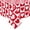Red, variant on Valentines Day Tablecloth Square 52x52 Inch, Red Gingham Tablecloth, Love Hearts Table Cloth, Waterproof Table Cover for Valentine''s Day Party Kitchen Dining Room Holiday Decor, Red