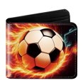 thumbnail image 1 of Tonnylam Billetera plegable con temática de fútbol — Billetera compacta para adolescentes, un regalo para los aficionados al fútbol, 1 of 3
