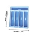 thumbnail image 2 of Kitchen Drawer Organizer 5-Section Silverware Tray - Utensil Holder for Forks Spoons Knives - Space Efficient Flatware Storage Solution - Cutlery Tray for Neat Organized Drawers, 2 of 6