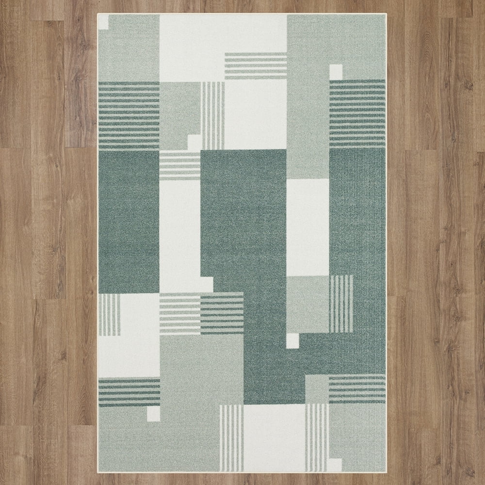 Mohawk Home Alliance Indoor Geometric Area Rug, Light Grey, 7' 6" x 10'