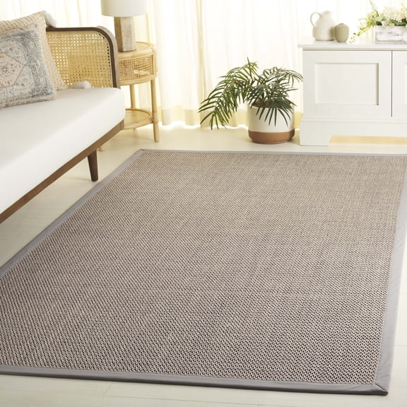 Safavieh Natural Fiber Lalia Solid Color Area Rug, Marble/Beige, 5' x 8'