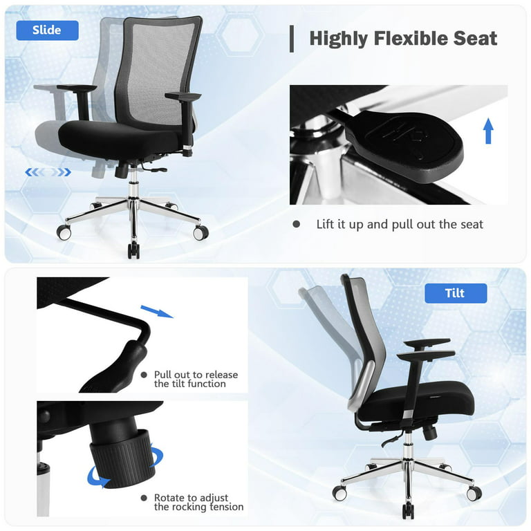  Giantex 360 Degree Swivel Gaming Chair, 6 Position