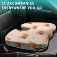 thumbnail image 4 of Premium Dog Pattern Memory Foam Seat Cushion Ergonomic Chair Pad for Office Chair, Car, Airplane & Bleachers Sciatica, Tailbone Hip & Back Pain Relief - Chair Cushion for Long Office Workers., 4 of 5