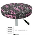thumbnail image 4 of Disketp Lovely Mom Ever Stool Covers Round, Super Soft Round Bar Stool Cushion Covers Seat Cushion - 14 Inch, 4 of 7