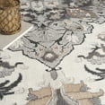 thumbnail image 3 of Nourison Elation Bohemian Ivory Grey 7’10” x Round Area Rug  (8 Round), 3 of 9