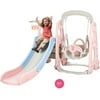 LUDOSPORT Toddler Slide and Swing Set 4 in 1 Kids Climber Playset