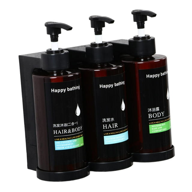 Shampoo Dispenser Portable Empty Pump Bottle for Kitchen Restaurant Bathroom Head