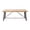 Teak 39, variant on Outdoor Dining Table 59 Inch Solid Acacia Wood Rectangular Patio Table for 6-8 People, Teak Finish