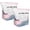 L 2pcs, variant on No‑Pump Vacuum Storage Bags, Large Cube Vacuum Seal Bags, Press & seal, No Pump Needed, for Jumbo Clothes Bedding,Comforters,Off‑Season Gear (L 2pcs)