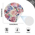 thumbnail image 3 of Round Placemats Plate Mats 15 Inch Non-Slip Heat Resistant Washable PVC Set Table Decoration for Kitchen Dining Modern Art Roses, 3 of 6