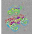 thumbnail image 5 of Colorful Line Art Car Adult Heather Gray Long Sleeve Hoodie-XXL, 5 of 6