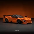 thumbnail image 4 of Remocguys Orange Sports Car Building Set Compatible with Lego Racing Cars Collectible Model for Adults Teens 345pcs, 4 of 7