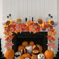 thumbnail image 6 of geerera Artificial Maple Leaf Vine, Faux Fall Foliage Garland, for Wall Draping, Mantel Decor, Thanksgiving Festival Display, 6 of 6