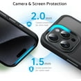 thumbnail image 5 of Designed for iPhone 15 Pro Case, [Compatible with Magsafe] Super Soft Silicone Shockproof Phone Case Cover for iPhone 15 Pro 6.1 inch, Black, 5 of 12