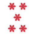 thumbnail image 1 of Wosthever Manteles individuales de Diseño de copos de nieve Aislamiento térmico Estera de comedor Verde antideslizante Bandeja Pad Accesorios Type2 NO2 Wosthever CBP443906, 1 of 5