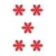thumbnail image 1 of Tapetes de diseño de copos de nieve Advancent antideslizante verde, 1 of 5