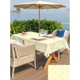 thumbnail image 5 of Outdoor Tablecloth with Umbrella Hole for Patio/Picnic/Party/Camping, Yellow Lemon Waterproof Table Cloth Rectangle Table Cover Washable, Summer Farmhouse Fruits Leaves Lemon (60"x 120"), 5 of 8