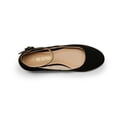 thumbnail image 3 of Chatines DREAM PAIRS Revona Negro en Nubuck para Mujer, 3 of 6