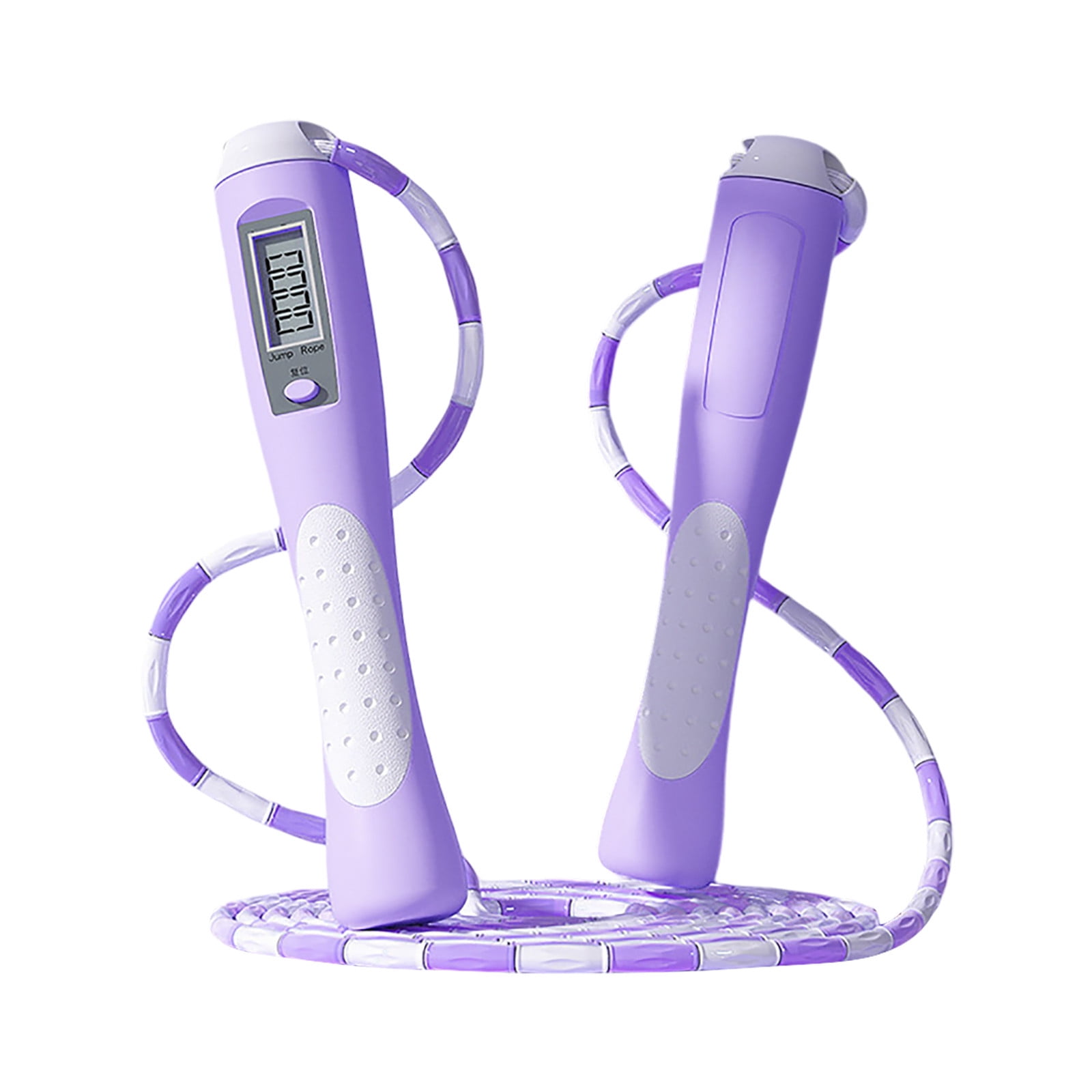 Digital Counting Jump Rope Adjustable Smart Skipping Rope with Counter for Fitness,Workout Boxing High-Speed Tangle-Free Exercise Rope for Men,Women, Kids for Home Gym Cardio Training(110In)