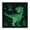 Pixel Dinosaur Volcano, variant on Stupell Industries Contemporary I Got This Pixel Mermaid Canvas Art, 17 x 17, by Grace Popp