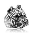 thumbnail image 6 of QQTDFG Punk Cattle Head 925 Silver Rings Cubic Zirconia Men Punk Party Jewelry Gifts-Silver-9, 6 of 9