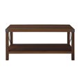 thumbnail image 5 of Table basse en bois rustique - Noyer foncé, 5 of 5