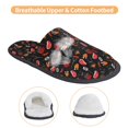 thumbnail image 3 of Fotbe BBQ Pantuflas Peludas para Mujer con Estampado, Zapatillas de Peluche, Zapatos de Invierno para Casa, Uso Interior y Exterior-Medium, 3 of 8