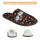 thumbnail image 3 of Balery BBQ Pantuflas de Casa de Felpa Silenciosas con Diseño Estampado, Zapatillas Cómodas Antideslizantes de Algodón para Interior-Large, 3 of 8