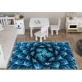 thumbnail image 4 of Large Rug, Blue Rug, Gift For The Home Rug, Custom Rug, Cactus Rug, Cactus Rug Abstract Natural Pattern Rugs, Floral Rugs, Corridor Rugs, 3.9'x5.9' - 120x180 cm, 4 of 9