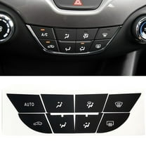 Chevrolet Cruze Ac A/C Control Button Repair Kit Black Vinyl Decal Stickers For Worn Switch Panel