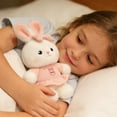 thumbnail image 4 of 11.02-Inch Pink Bunny Plush Toy with Skirt - Soft Stuffed Animal for Bedroom Decor, Huggable Sleep Companion & Birthday Gift for Kids and Adults Pink, 4 of 6