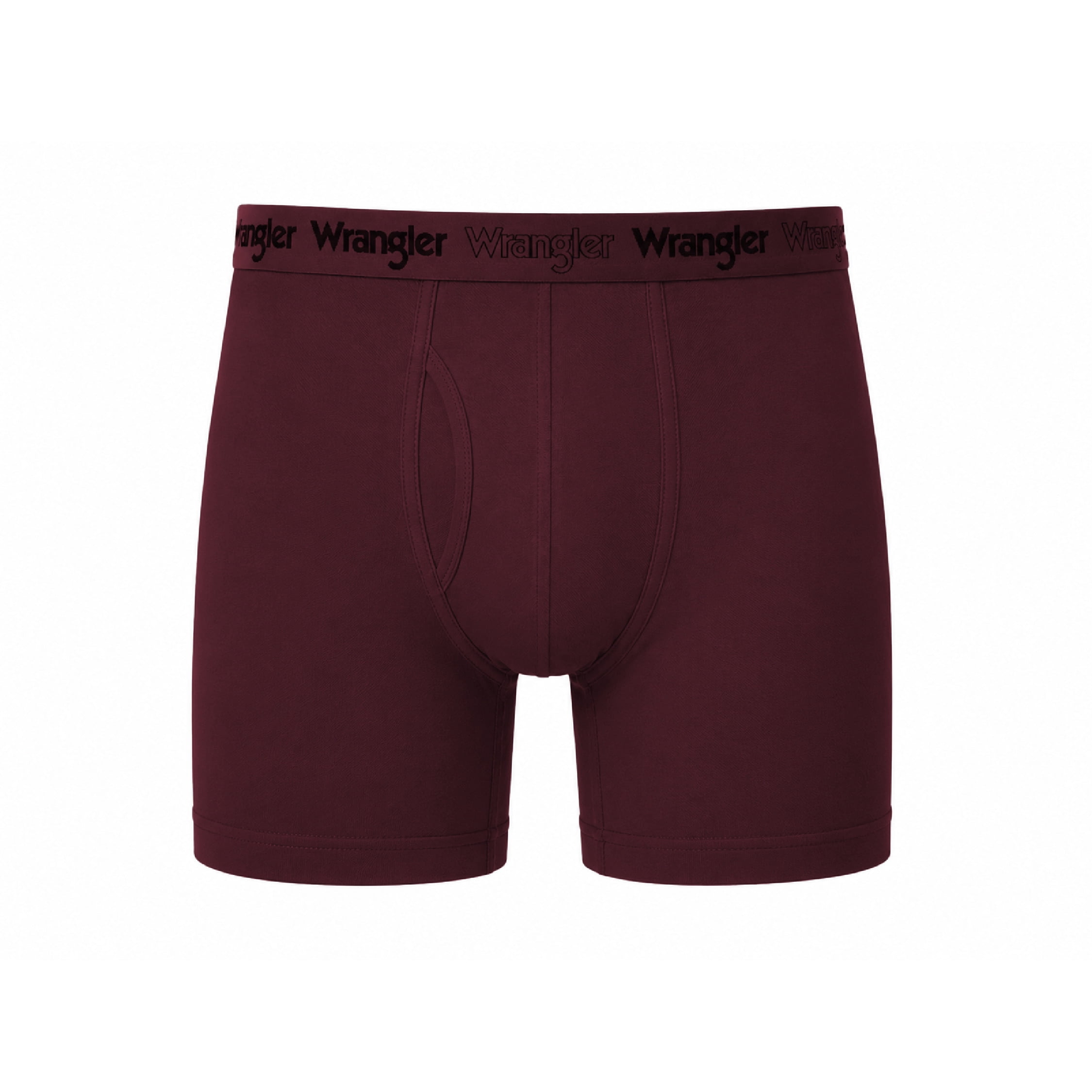 Wrangler Men's Flex Microfiber 6" Boxer Brief, 6 Pack