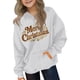 thumbnail image 5 of Sudadera con capucha para niñas y niños, sudadera de manga larga con cuello redondo y estampado de moda, jersey con bolsillo, sudadera de poliéster para niñas, 5 of 8