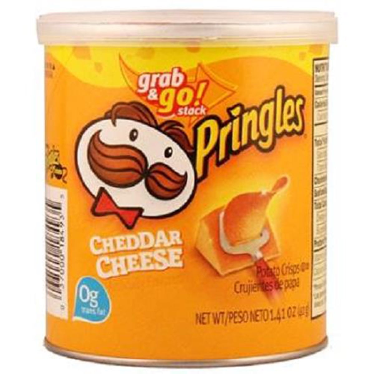 Product Of Pringles, Cheddar Cheese Small, Count 1 Chips / Grab