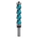 thumbnail image 2 of Broca Enrutadora De Corte Al Ras, Herramienta De Corte En Espiral De Doble Rodamiento Profesional Previene La Vibración Carburo Corte Rápido Antideslizante Fácil De Sujetar Para, 2 of 7