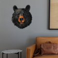 thumbnail image 3 of Cabeza de Animal , Escultura de Pared, Adorno , Estatua Colgante, Decoración Artística para Dormitorio, Decoración para Sala de Cabeza de Oso20x9.5x23cm, 3 of 8