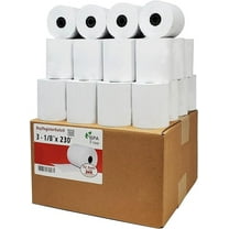 (32 Rolls) 3 1/8 x 230 Thermal Paper Receipt Rolls fits all POS Cash Register Printers SCP700 TSP100 TSP300 TSP400 TSP500 TSP600 TSP 700 TSP2000 CT S300 from BuyRegisterRolls
