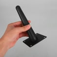 thumbnail image 3 of BESTYASH Set of 4 Black Metal Angled Tapered Table Legs Replacement for Sofa, Chair, Coffee Table Furniture, 3 of 8