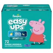 Pampers Easy Ups Training Pants Size 5 (3T4T), 72 Count (Select for More Options)