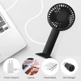 thumbnail image 5 of Hand Held Fan Battery Powered, 1800mah Rechargeable Usb Portable Handheld Fan, Personal Small Hand Fan With 3 Adjustable Speed For Home, Office, Schoo, 5 of 5