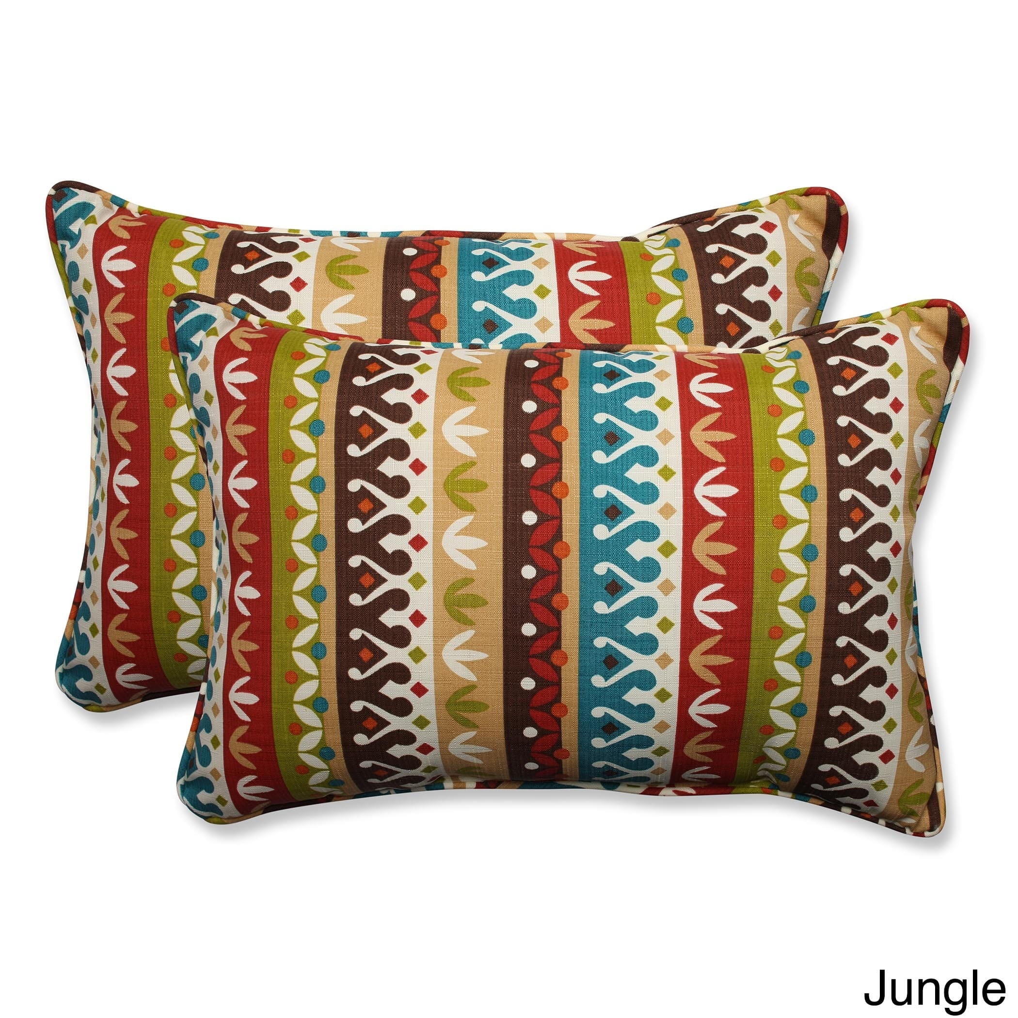 Pillow Perfect Outdoor/ Indoor Cotrell Jungle Oversized Rectangular