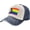 LGBT-122, variant on Progress Pride Rainbow LGBT,LGBTQ Transgender Gay Flags Cowboy Hat Women Men Vintage Washed Baseball Cap Dark Red