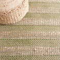 thumbnail image 6 of SAFAVIEH Natural Fiber Beulah Striped Area Rug, Green/Natural, 4' x 6', 6 of 8