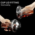 thumbnail image 5 of Clear Cups with Lid, Crystal Clear Disposable 14 oz Plastic Cups with Lids [50 Pcs] A, 5 of 12