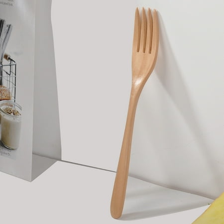 

Womail Kitchen Gadgets Wooden Spoon Fork Bamboo Kitchen Cooking Utensil Tools Soup-Teaspoon Tableware