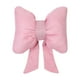 thumbnail image 2 of Cojín de lino con lazo de mariposa para el cuello del coche, elegante y suave, ideal para el hogar y la oficina. rosa, 2 of 9