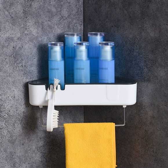 Yykcavykas Incredible Savings Corner Shower Caddy Shower Caddies Shower Wall Caddy Drill Corner Shelves for Shower Bathroom Corner Storage Organizer|White-110