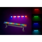 Angle View: Chauvet COLORSTRIP MINI DMX LED Multi-Colored DJ Light Bar Effect Color Strip